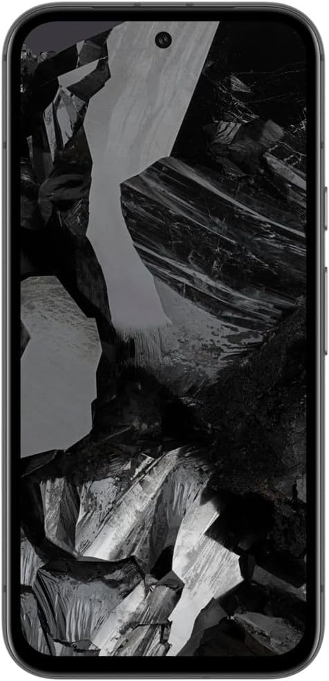 Google Pixel 8a in Obsidian, voorzijde